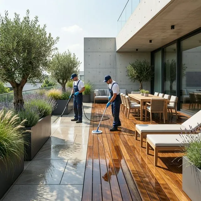 Nettoyage Extérieurs et Terrasses